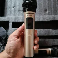 فروش میکروفون بی سیم دو دسته aappro 600
