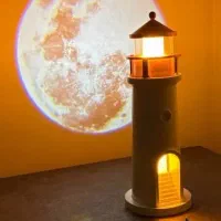 ماه و بخر براش(آباژور فانوس و ماه)(هدیه روز زن)