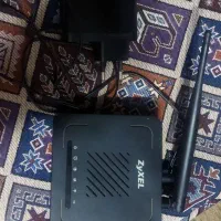 مودم زایکسل کاملا سالم به همراه آداپتور|مودم و تجهیزات شبکه|فومن, |دیوار