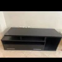 میز تلویزیون چوب مشکی مدرن
