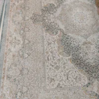 فرش طرح ابریشم درحد نو ۲عدد