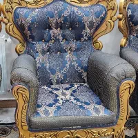 مبل سلطنتی ۷ نفره|مبلمان خانگی و میز عسلی|محمدیه-قزوین, |دیوار