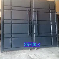 درب آهنی مدرن باغ ویلا حیاط