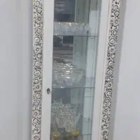 آینه شمعدان  وبوفه چوبی|بوفه، ویترین، کنسول|کرج, اخگرآباد|دیوار