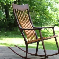 صندلی راک امریکای برند سم مالوف|صندلی و نیمکت|رشت, لاکان شهر|دیوار