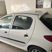206 درحد خشک 1401|خودرو سواری و وانت|شیراز, کوزه گری|دیوار