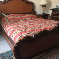 سرویس خواب چوب راش در حد نو|تخت و سرویس خواب|کرج, کیانمهر|دیوار