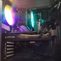 کیس گیمینگ نسل ۱۲ 5700xt h610 ddr5 rgb با ضمانت|رایانه رومیزی|تهران, شیخ هادی|دیوار