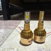 یک جفت هدلایت mzm اصل- ۱۸ وات پر نور- پایه h7