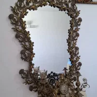 آیینه شمعدان تزئینی|صنایع دستی و سایر لوازم تزئینی|اقلید, |دیوار