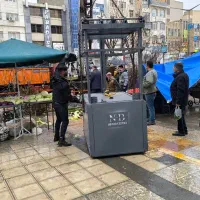 گاوصندوق آسانسوری فول آپشن|ابزارآلات|اهرم, |دیوار