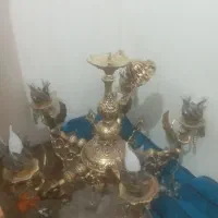 لوستر ۵ شاخه برنج