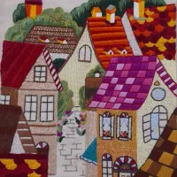 تابلوسوزندوزی بادست|کلکسیون اشیاء عتیقه|تهران, اکباتان|دیوار