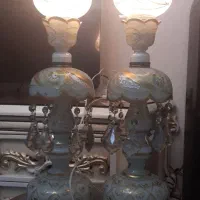 یک جفت شمدان طرح شاه عباس لاله عباسی