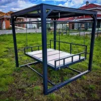 آلاچیق های ویلایی مدرن|میز و صندلی غذاخوری|الوند, |دیوار