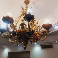 لوستر۶شاخه برنز|لوستر و چراغ آویز|تهران, اکباتان|دیوار