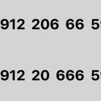 سیمکارت کد ۲ رند 59 66 206 0912