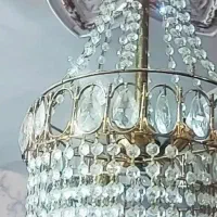 لوستر طرح کریستال|لوستر و چراغ آویز|چهاردانگه (تهران), |دیوار