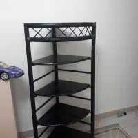 کمد یا استند یاطبقه چوبی بامبو  کتاب،گل،اسباب بازی