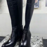 بوت بلند چرم طبیعی اکبند ۳۸