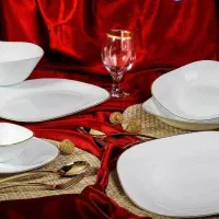 ارکوپال لب طلا گرد و مربع