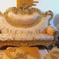 مبل ونهارخوری استیل سلطنتی کلاف درشت فروش فوری|مبلمان خانگی و میز عسلی|بروجرد, |دیوار