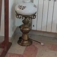 آباژور و چراغ‌خواب برنزی