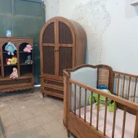 سرویس چوب نوزاد چیکا اقساط ویژه کف قیمت بازار|تخت و سرویس خواب|شاندیز, |دیوار