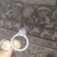 انگشتر (آکوامارین )نقره 925بافاکتورخرید|جواهرات|دوگنبدان, |دیوار