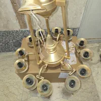 لوستر برنج آبکاری طلا