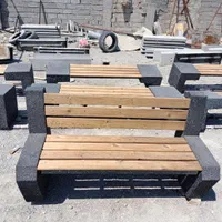 نیمکت بتنی نیمکت چوبی ترموود گلدان بتنی|مصالح و تجهیزات ساختمان|تهران, جوانمردان (اندیشه)|دیوار