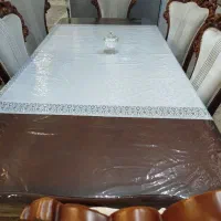 میز غذاخوری 8 نفره چوب راش بسیار زیبا تمیز