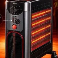 بخاری برقی فن دار وچرخ دار BROWATTبه قیمت عمده
