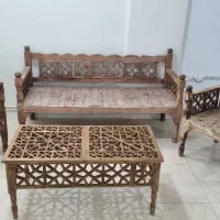 تخت میز و صندلی سلطنتی 5 نفره