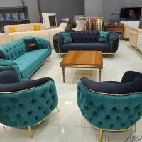 مبل راحتی مدل چستر پایه استیل//