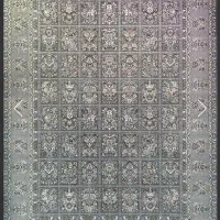 فرش۶متری ۷۰۰شانه ۲۵۵۰تراکم زمرد مشهد ۳تخته پلمپ نو|فرش|ساوه, |دیوار