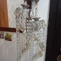 دو عدد لوستر الماسی|لوستر و چراغ آویز|گرگان, |دیوار