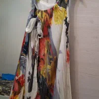 پیراهن ماکسی بلند پلیسه (Micro-Pleated)