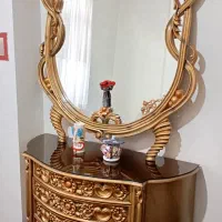 سرویس خواب دست ساز تمام چوب مدل سیندرلا با تشک|تخت و سرویس خواب|پرند, فاز ۵|دیوار