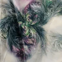 چادر رنگ سه بعدی