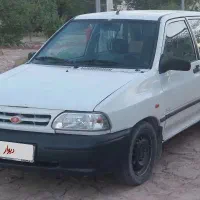 پراید  سفید ۸۷