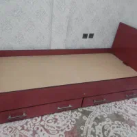 تخت یکنفره چوب سالم سالم