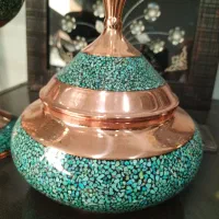 فروش صنایع دستی مس فیروزه کوبی خاتم کاری