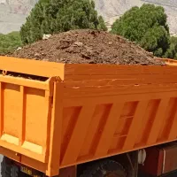کود حیوانی گوسفندی و گاوی سوخته با تک لبه دار