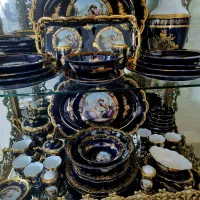 سرویس چینی تمام کبالت پذیرایی و غذاخوری