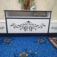 میز تلوزیون ام دی اف اصلا خط خش نداره کشو تمیز
