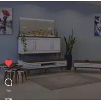 ست چهار تکه آینه کنسول