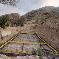 قالب بندی و آرماتور بندی اجرای استخر. سازه بتنی