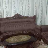 مبل سلطنتی ۹نفره ومیز|مبلمان خانگی و میز عسلی|شاهینشهر, شهرک گلدیس|دیوار