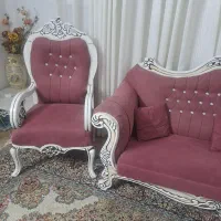 فروش یک دست مبل ۹ نفره کلاسیک با میز عسلی|مبلمان خانگی و میز عسلی|زاهدان, |دیوار